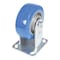 Vestil Polyurethane Precision Ball Bearing Rigid Caster 5 In. x 2 In. 617 lb Blue/Gray CST-PB-5X2PUA-R - alternate 4